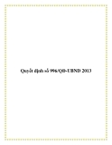 Văn bản số 996/QĐ-UBND