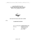 Tai biến môi trường - Nguyễn Thị Trang