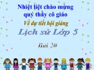 Bài giảng Lịch sử 5 bài 20: Bến Tre đồng khởi