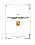 Tiểu luận: Đánh giá lòng trung thành của khách hàng tại Siêu thị Big C Thành phố Huế