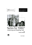 Tactics for TOEIC - Listening and Reading test 2