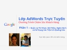 Cách thức triển khai Google Adword