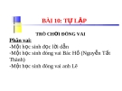 Bài giảng GDCD 8 bài 10: Tự lập