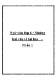  Những bài văn kể chuyện hay lớp 6 - Phần 1