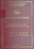 Khóa luận tốt nghiệp: Bảo hiểm tiền gửi và giải pháp phát triển bảo hiểm tiền gửi Việt Nam