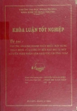 Khóa luận tốt nghiệp: Phương án kinh doanh xuất khẩu mặt hàng khăn bông của công ty dệt may 29/3 và một số kiến nghị nhằm thâm nhập thị trường Pháp