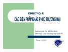 Bài giảng Các biện pháp khắc phục thương mại - Trần Viết Dũng