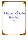 Chuyên đề Toán Tiểu học lớp 4