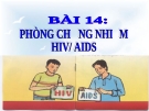 Bài giảng GDCD 8 bài 14: Phòng, chống nhiễm HIV/AIDS