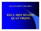 Slide bài Một số oxit quan trọng - Hóa 9 - GV.Phạm V.Minh