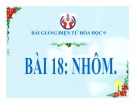 Slide bài Nhôm - Hóa 9 - GV.Phạm V.Minh