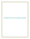 Khi Tình Yêu Vỡ Vụn - Bong Bóng Xà Phòng
