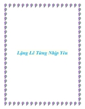 Lặng Lẽ Từng Nhịp Yêu