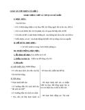 Bài 1: Hoạt động thở và cơ quan hô hấp - Giáo án TNXH 3 - GV:N.T.Sỹ