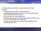 Bài giảng Phương pháp gia công điện hóa