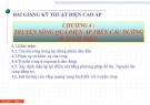 Bài giảng Kỹ thuật điện cao áp: Chương 4 - Truyền sóng quá điện áp trên các đường dây tải điện