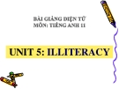 Bài giảng Tiếng Anh 11 Unit 5: Illiteracy