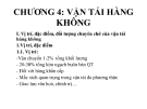 Bài giảng Chương 4: Vận tải hàng không