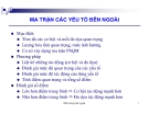 Bài giảng Ma trận các yếu tố bên ngoài