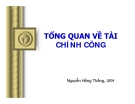 Bài giảng Tổng quan về Tài chính công - Nguyễn Hồng Thắng, UEH