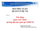 Tiểu luận: Xây dựng quán café “Sách” tại làng Đại học quốc gia TP.HCM