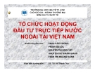 Thuyết trình: Tổ chức hoạt động đầu tư trực tiếp nước ngoài tại Việt Nam