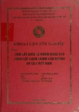 Khóa luận tốt nghiệp: Liên kết quốc tế nhằm nâng cao năng lực cạnh tranh của ngành du lịch Việt Nam