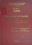 Khóa luận tốt nghiệp: Tình hình xuất khẩu hàng dệt may sang Mỹ của công ty dệt may Hà Nội (Hanosimex)