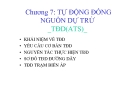 Bài giảng Chương 7 - Tự động đóng nguồn dự trữ