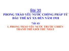 Bài giảng Phong trào yêu nước chống Pháp từ đầu TK 20 - Sử 8 - GV.L.T.Anh