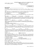 Đề thi thử ĐH và CĐ môn Hóa - THPT Lý Thái Tổ (2014-2015) đề 134