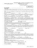 Đề thi thử ĐH và CĐ môn Hóa - THPT Lý Thái Tổ (2014-2015) đề 356