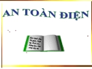 Bài giảng Công nghệ 8 bài 33: An toàn điện