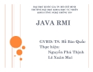 Tiểu luận: JAVA RMI