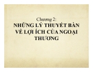 Bài giảng chương 2 - Những lý thuyết bàn về lợi ích của ngoại thương