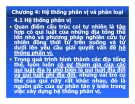 Bài giảng Địa lý cảnh quan: Chương 4 - PGS.TS. Hà Quang Hải