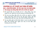 Bài giảng An toàn lao động: Chương VI - ThS. Đặng Xuân Trường