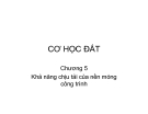 Bài giảng Cơ học đất: Chương 5 - ThS. Phạm Sơn Tùng
