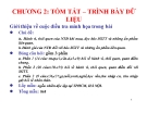 Bài giảng Tin học chuyên ngành - Phần 2: Tóm tắt trình bày dữ liệu