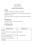 Bài Luyện từ và câu: Mở rộng vốn từ: Ước mơ - Giáo án Tiếng việt 4 - GV.N.Phương Hà