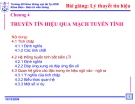 Bài giảng Lý thuyết tín hiệu: Chương 4 - Ths. Lê Ngọc Phúc
