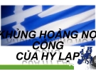 Thuyết trình: Khủng hoảng nợ công của Hy Lạp