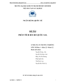 Tiểu luận: Phân tích rủi ro quốc gia