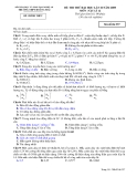 Đề thi thử ĐH môn Vật lí - THPT Hoàng Mai lần 2 năm 2009 đề 357