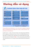 Hướng dẫn sử dụng chương trình tính toán kết cấu version 3