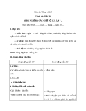 Giáo án Tiếng Việt 4 tuần 29 bài: Chính tả - Nghe - viết : Ai đã nghĩ ra các chữ số 1, 2, 3, 4...?. Phân biệt tr/ch, êt/êch