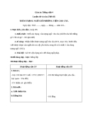 Bài Luyện từ và câu: Thêm trạng ngữ chỉ phương tiện - Giáo án Tiếng việt 4 - GV.N.Phương Hà