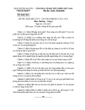 Đề thi chọn HSG cấp trường Sinh học 9 (2012 - 2013) - Phòng GD&ĐT huyện Mai Sơn -  (Kèm Đ.án)