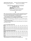 Đề thi học sinh giỏi môn Địa 9 (2012 - 2013) - Kèm Đ.án