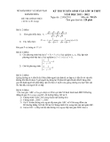 Đề thi tuyển sinh môn Toán lớp 10 - Sở GD&ĐT Khánh Hòa (2011-2012)